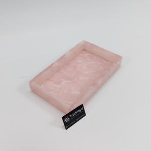 Bandeja de resina elegante de alta calidad para la decoración del hogar, bandejas de servicio hechas a mano, bandeja de resina perfecta para el hogar del Hotel con asas de tradebyd - Product Image 3