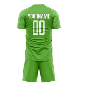 Vente en gros Maillot de football imprimé de la meilleure qualité Ensemble de vêtements de sport d'entraînement en polyester 100% Uniformes de football français de la meilleure qualité - Product Image 2