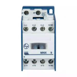 Contactor de CA MNX 9A 3P 415V con bobina 1NO + 1NC 50/60Hz incorporado 415V MODELO DE para varias aplicaciones modelo CS94106DOOO - Product Image 1