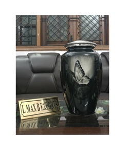 Urne funéraire en métal au design unique la plus vendue prix de gros urne funéraire au design classique pour les cendres humaines - Product Image 4