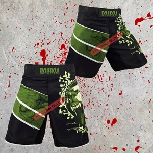 กางเกงขาสั้น MMA แบบออกแบบได้ตามต้องการสำหรับฝึกซ้อมกางเกงชกมวยไทยคิกบ็อกซิ่ง - Product Image 6