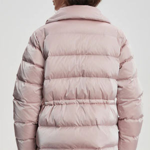 Tarifas baratas La mejor venta de chaquetas de invierno de cuerpo corto para mujer 2025 estilo personalizado de manga larga recortada chaqueta acolchada para mujer OEM - Product Image 6