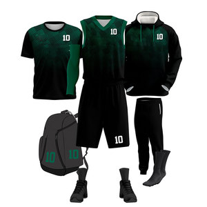 Tenue d'entraînement de basketball pour jeunes 2026 en tissu sergé à séchage rapide avec sacs – En stock - Product Image 1