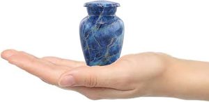 แก้วอะลูมิเนียมเคลือบเงาสำหรับผู้ใหญ่ขนาดใหญ่ทำด้วยมือใส่เถ้ากระดูกแต่ละชิ้นใช้สำหรับงานศพงานฝังศพที่ไม่เหมือนใคร - Product Image 6