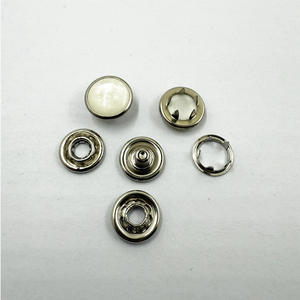 กระดุมแป๊งกระเป๋าหนีบห้าส่วนทำจากโลหะทรงกลมขนาด14มม. ชุด4ชิ้นสั่งทำได้ - Product Image 6