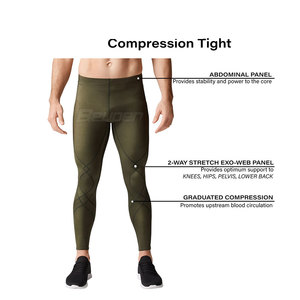 กางเกงรัดรูปผู้ชายแบบ OEM สั่งทำพิเศษ เอวยางยืด แฟชั่นใหม่ ระบายอากาศได้ดี สวมใส่สบาย เหมาะสำหรับเล่นกีฬาและกิจกรรมกลางแจ้ง น้ำหนักเบา - Product Image 6