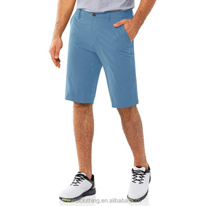 Pantalones Cortos de Golf para Hombre, Tendencia Actual, 100% Algodón, Sólidos, Casuales, Transpirables y Cómodos para Actividades de Verano - Product Image 6