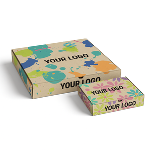 กล่องพิซซ่าเกรดอาหารเป็นมิตรกับสิ่งแวดล้อมพิมพ์โลโก้แบบกำหนดเองได้กระดาษคราฟท์ที่มีความทนทานต่อการรีไซเคิลได้ปลอดภัยสำหรับไมโครเวฟ - Product Image 2