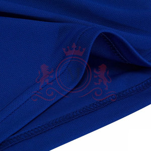 Camiseta de Fútbol Azul Rey para Hombre, Manga Corta, Cuello Redondo, Poliéster que Absorbe la Humedad, Ajuste Atlético, para Todas las Temporadas - Product Image 5