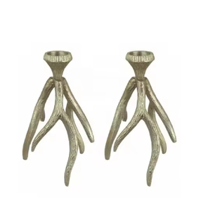 Bougeoir en métal d'arrivée luxueuse bougeoir fait à la main pour l'église éclairage décor métal décoration de la maison bougie fournitures - Product Image 3