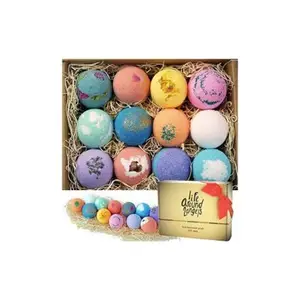 Bestseller Private Label Best Selling 100 Gram Bath Bombs Gift Set Organic Bath Salts Colorful Bath Ball