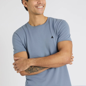 Camiseta de Manga Corta Informal para Hombre con Logotipo Personalizado, Lisa, 100% Algodón, Fabricada por Antique Fashion - Product Image 5