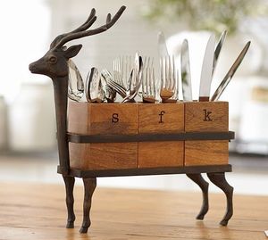 Cendrier en métal Nordic Gold Deer, incassable, en fer, support de cigarettes en forme d'animal, plateau décoratif de luxe pour salon et bureau, pour cigares - Product Image 2