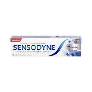 Dentifrice blanchissant Sensodyne, prévention efficace des caries, fiable pour une bouche fraîche, des dents saines, usage quotidien pour une protection à domicile - Product Image 4