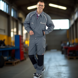 Workwear <b>Canvas</b> <b>Jacket</b> Size 52 Grey/Black - Product Image 3