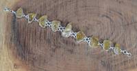 Citrine brute pierres précieuses 925 argent Sterling excellente qualité Bracelet de créateur fait main à la mode personnalisé pour les femmes bijoux fins