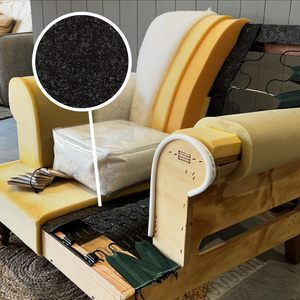Fieltro de Poliéster de Grado Mueble para Fabricación de Sofás, Tapicería y Aplicaciones de Soporte para Cojines - Product Image 1