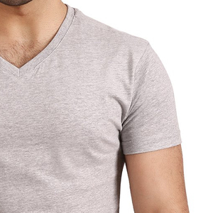 Último diseño de algodón orgánico para hombre, camiseta de calidad superior, Camiseta de cuello redondo, camiseta Unisex ajustada - Product Image 6