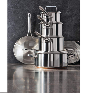 5 Búa đồng nấu ăn đồ dùng nhà bếp đồ nấu nướng Hà Lan lò Súp sữa bít tết chiên nồi đồng nấu ăn nồi Pan đồ nấu nướng Bộ - Product Image 3