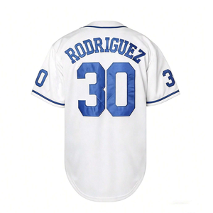 Vêtements de sport confortables et compétitifs, maillot à boutons complets, design personnalisé, maillot de baseball à boutons complets - Product Image 2