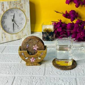 ที่รองแก้วชาและกาแฟหินอ่อนทำด้วยมือของตกแต่งห้องครัวที่บ้านขายส่ง - Product Image 1