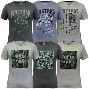 Camiseta Deportiva de Alta Calidad para Hombre, Transpirable, de Secado Rápido, para Entrenamiento, con Logotipo Personalizado, Mangas Cortas, Impresión por Serigrafía, Tallas Grandes - Product Image 1