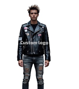 Chaqueta de cuero hecha a medida Fabricante para diseñadores Chaqueta de cuero a medida Fabricante de diseño personalizado - Product Image 1