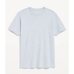 Camiseta Lisa de Algodón 100% Transpirable, Color Rosa Claro, 180 g/m², Hombros Caídos, Manga Corta, Color Sólido, Personalizable al por Mayor - Product Image 6