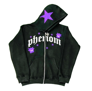 Mode goutte épaule coton éponge française 3m réfléchissant hiver brodé personnalisé brillant argent réfléchissant hommes surdimensionné - Product Image 2