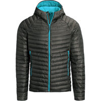 Chaqueta de plumón ultradelgada para hombre, chaqueta acolchada de alta calidad, con capucha, Parks, Bomber, para invierno