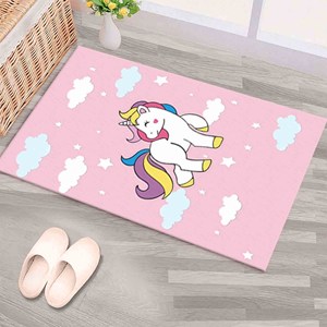 Alfombra de unicornio, alfombra estampada, alfombra de nubes, alfombra infantil, alfombra para sala de estar, alfombra de terciopelo - Product Image 5