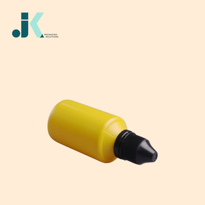 Botella redonda de embalaje de líquido de 100ml de alta calidad, soluciones OEM/ODM de LDPE amarillo y blanco para botellas de plástico M0315 - Product Image 4
