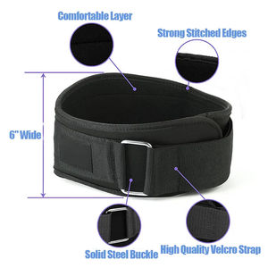 High Quality Cowhide Gym <b>Weight</b> Lifting <b>Belt</b> for Workout Bodybuilding Fitness & Powerlifting - Product Image 3