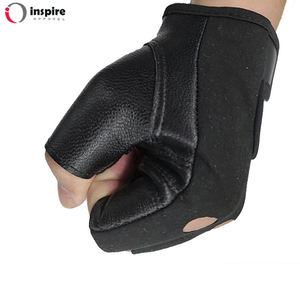 Inspire Apparel logotipo personalizado Fitness guantes de entrenamiento hombres mujeres gimnasio levantamiento de pesas guantes hechos de cuero al por mayor nuevo - Product Image 4