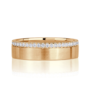 Anillo de Boda Clásico de Oro Amarillo, Anillo Unisex de Diseño Simple, Joyería Fina - Product Image 2