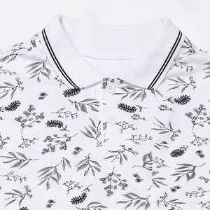 Algodón Transpirable Secado rápido Antiarrugas Logotipo personalizable Ropa de verano para adultos Polos de talla grande para hombres - Product Image 1