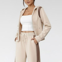 Ensemble deux pièces surdimensionné pour femmes, tenue décontractée de rue, avec haut ample et pantalon, ensemble deux pièces surdimensionné tendance