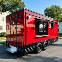 Remorque alimentaire entièrement équipée à vendre : Remorque mobile pour café et bar, Remorque pour glaces, Chariot à hot-dogs, Camion de restauration