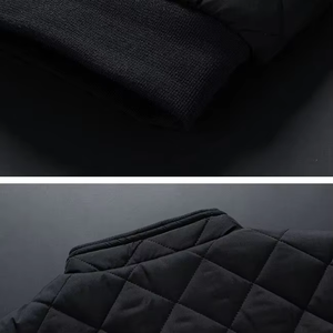 Veste d'hiver matelassée personnalisée pour homme, légère, en nylon, col montant, respirante, grandes tailles, fabricant OEM en gros - Product Image 3