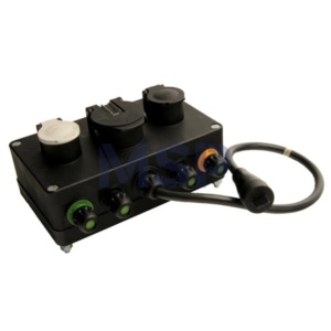 76-7037-007 - Aspock - FRONT JUNCTION BOX - 3 <b>SOCKETS</b> - 0.6 Mt. (15+2x7 PINs) - Trailer Parts and Accessories - MSP Export - Product Image 3