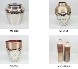 Venta caliente 2025 Florero de aluminio con patrones decorativos grabados a mano Una lujosa pieza central Hoteles y residencias de alta gama - Product Image 5