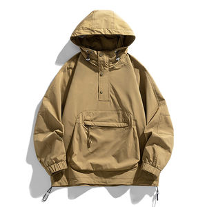 Chaqueta Softshell para correr para hombre personalizable, ropa de calle impermeable, poliéster para deportes al aire libre, cortavientos Digital de invierno para lluvia - Product Image 1