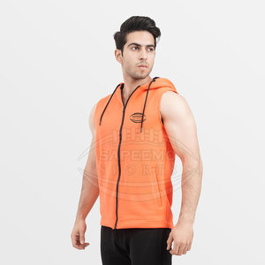 Sweat-shirt sans manches pour homme de qualité supérieure, imprimé hivernal avec tissu extensible pour des séances d'entraînement et de fitness confortables - Product Image 1