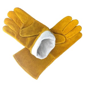 High Quality Heavy-Duty Work welding Gloves Anti-Slip <b>Synthetic</b> <b>Leather</b> for Mechanics and Drivers Custom Printing Logo - Product Image 3