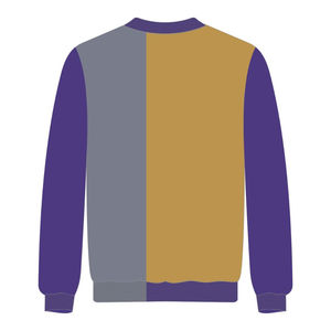 เสื้อไหมพรมโอเมก้าโกลด์ 3 สี รุ่น Divine Nine Greek Fraternity Apparel พรีเมียม ปักลายเชนิลล์ สไตล์วาร์ซิตี้ - Product Image 3