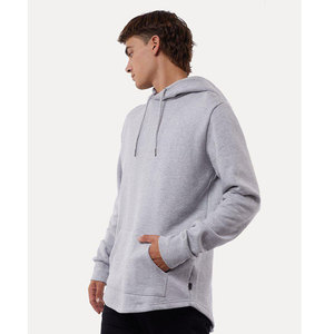 Sweat-shirt à capuche en coton 100% pour hommes, ourlet incurvé, vente en gros, débardeur de sport, logo personnalisé, OEM - Product Image 2