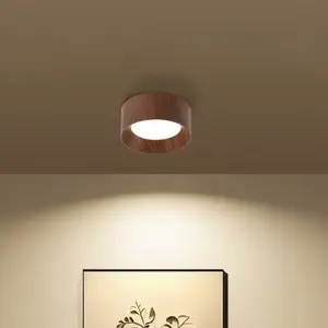 Lámpara LED Revana de 5W, Moderna, de Superficie, de Aluminio, para Hogar u Hotel, 220V, con Control Remoto, Luz Blanca Cálida 4000K - Product Image 3