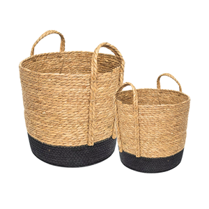 Cesto de Lavandería de Pasto Marino Vietnamita de Alta Calidad, Moderno y Práctico Organizador de Ropa Sucia, Macetas, Decoración del Hogar - Product Image 1