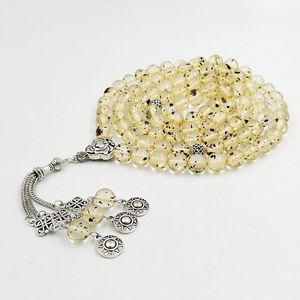 ลูกปัดสวดมนต์อิสลามแทสเบียธูกประคำเรซินมุสลิมพร้อมหินมุกมีสไตล์มุสลิมทาสบิห์สำหรับสวดมนต์และทำสมาธิ - Product Image 2