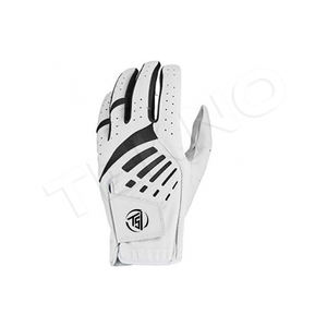 Gant de golf en cuir antidérapant hommes femmes respirant en peau de mouton poignée souple gants de golf personnalisés blanc Logo personnalisé - Product Image 4